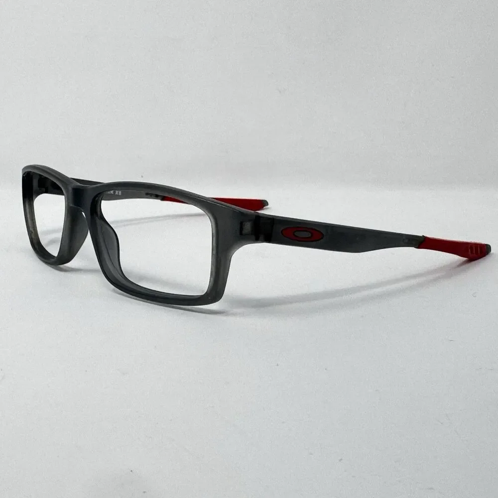 Oakley Crosslink XS OY8002-0349 Satin Grey Smoke Eyeglass Frames 49-14-122